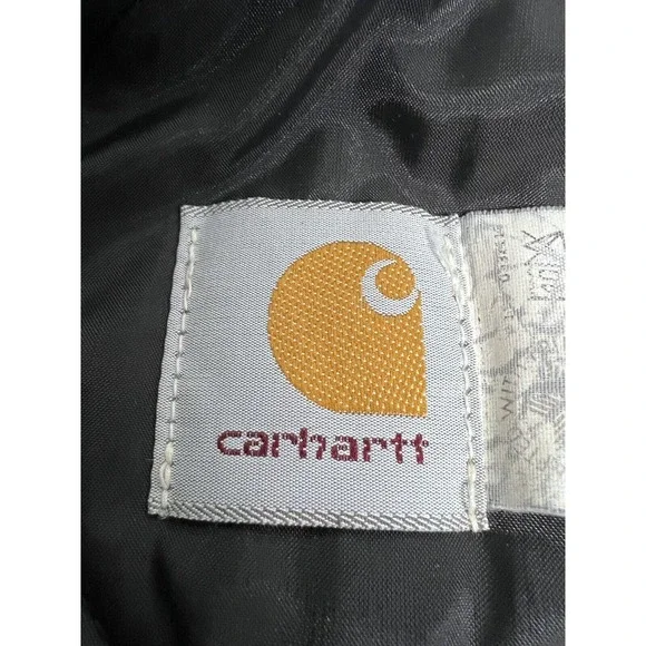 Carhartt Mens Work‎ Chore Coat Jacket Barn Quilt Lined Black Workwear